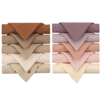 [Pack de 10] Petites débarbouillettes en mousseline de coton - Approuvé par Maman