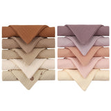 [Pack de 10] Petites débarbouillettes en mousseline de coton - Approuvé par Maman