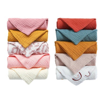 [Pack de 10] Petites débarbouillettes en mousseline de coton - Approuvé par Maman