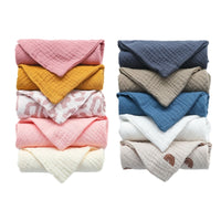 [Pack de 10] Petites débarbouillettes en mousseline de coton - Approuvé par Maman